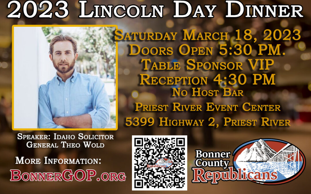 2023 Bonner County Republican Lincoln Day Dinner